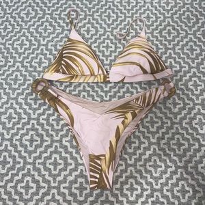 Ripcurl palm leave bikini set